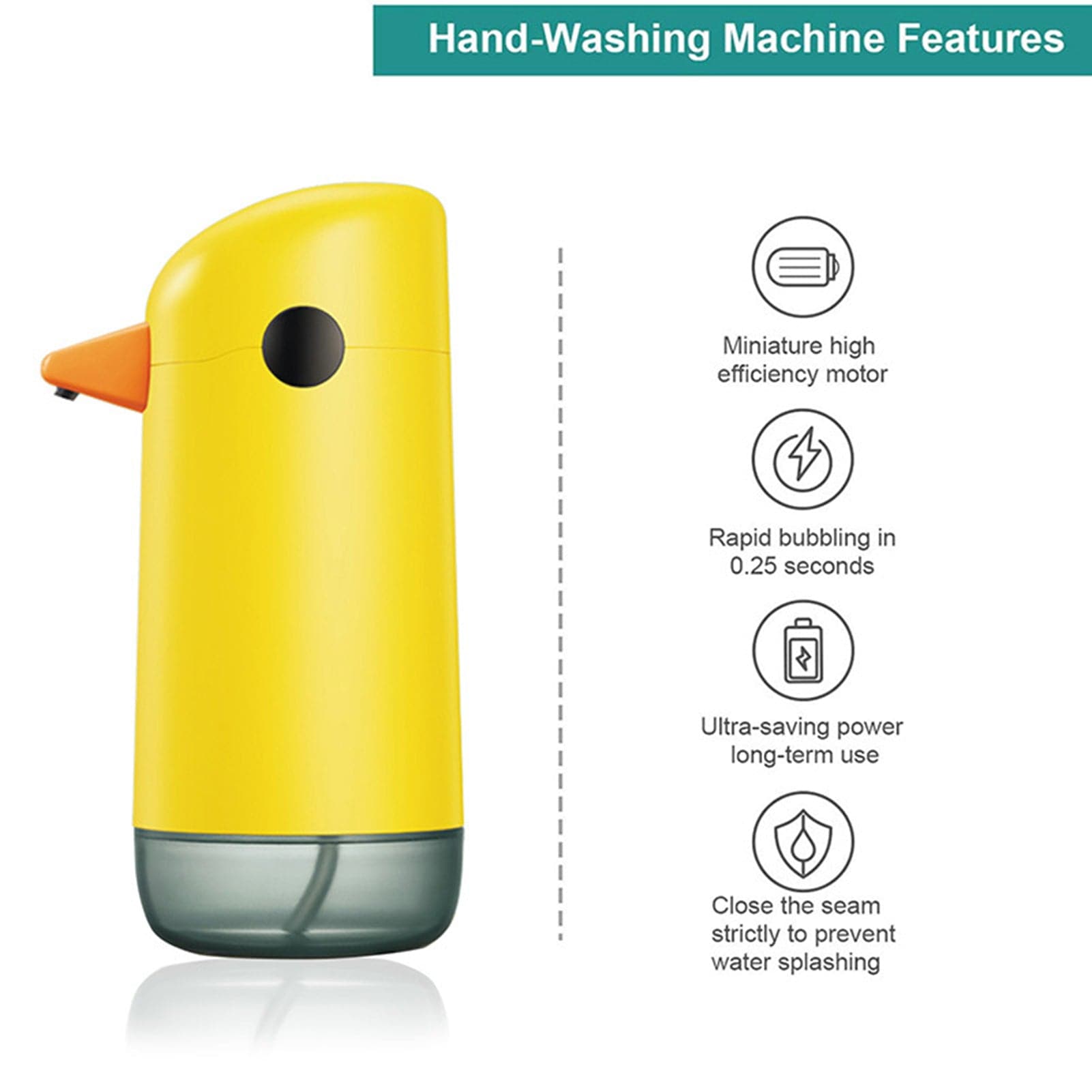 220 ML Foaming Soap Dispenser with Automatic Sensor for Home