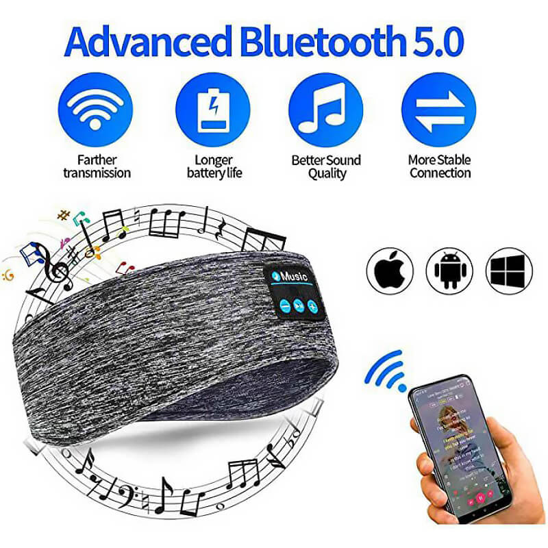 Sports Headband with Bluetooth